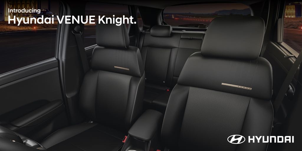Hyundai Venue Knight Seats