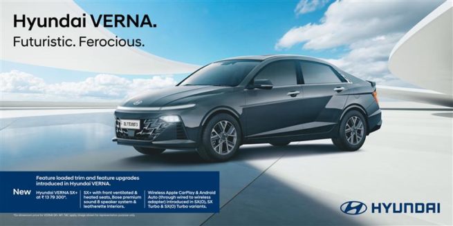 Hyundai Verna SX+ front
