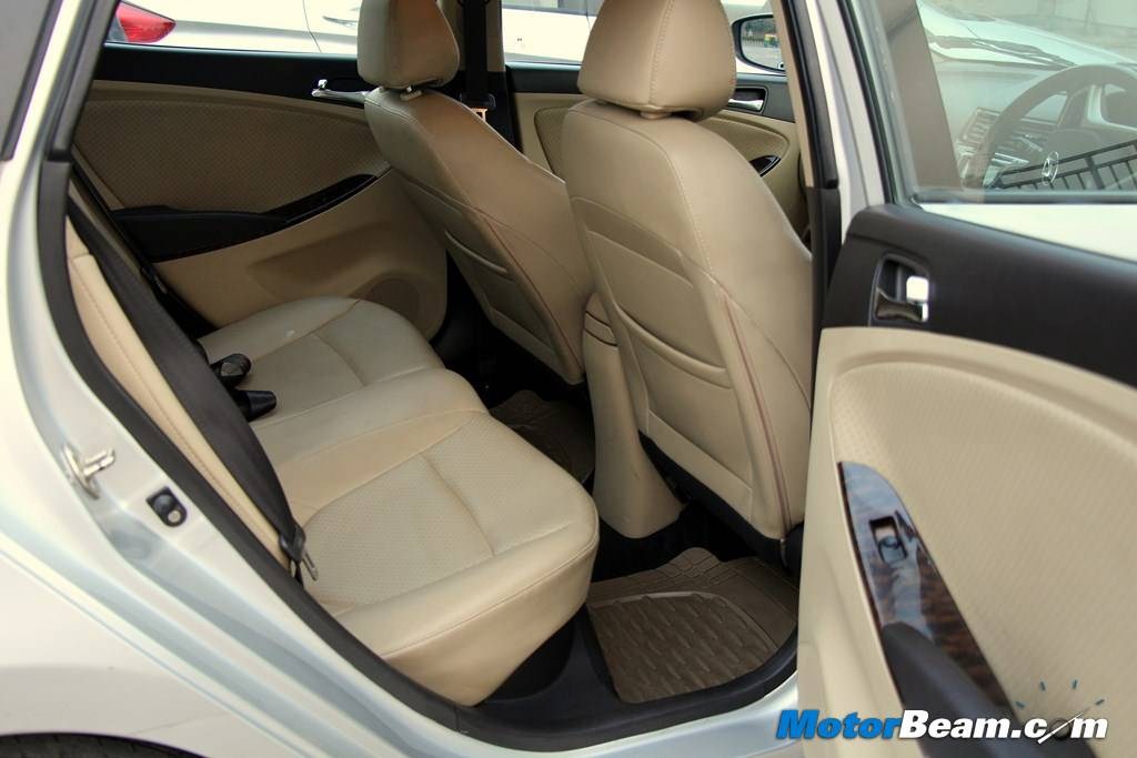 Hyundai Verna Shootout Legroom