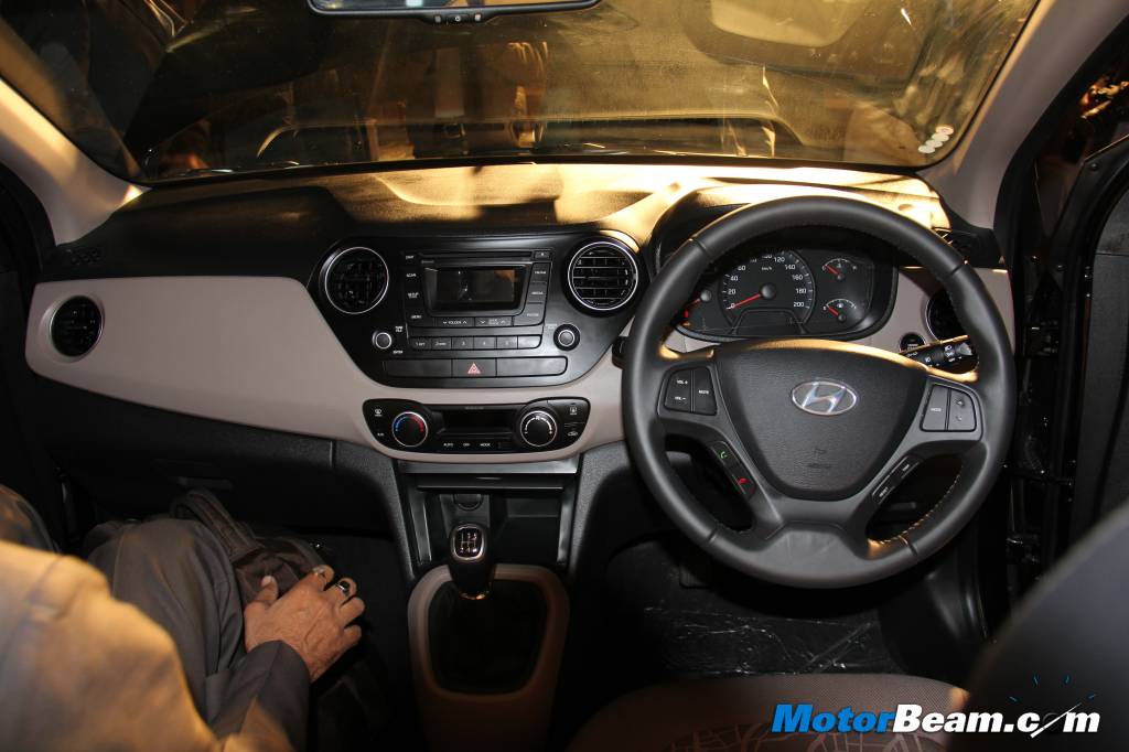 Hyundai Xcent Dashboard