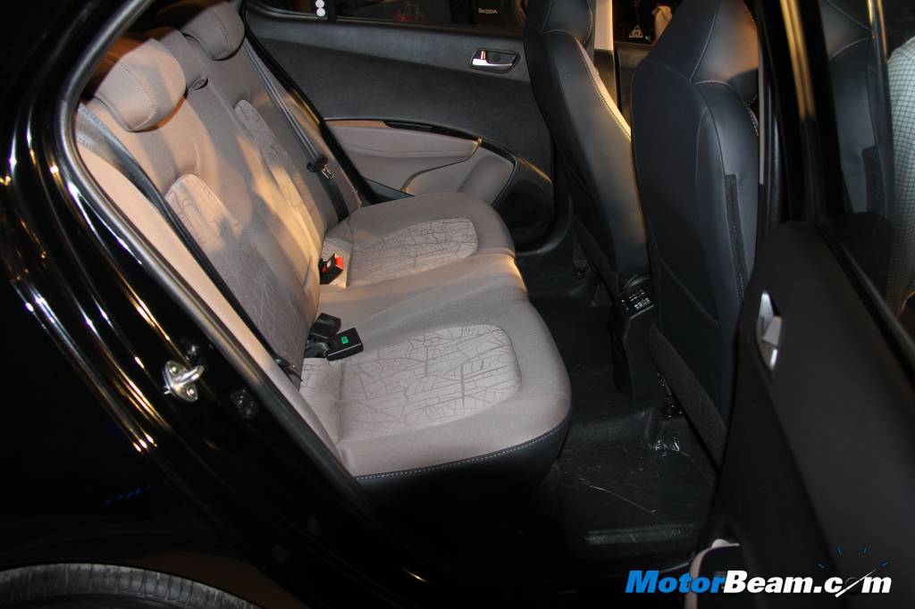 Hyundai Xcent Rear Seat