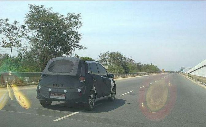 Hyundai i10 spy pics