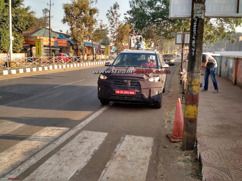 Hyundai ix25 Spied LED DRLs