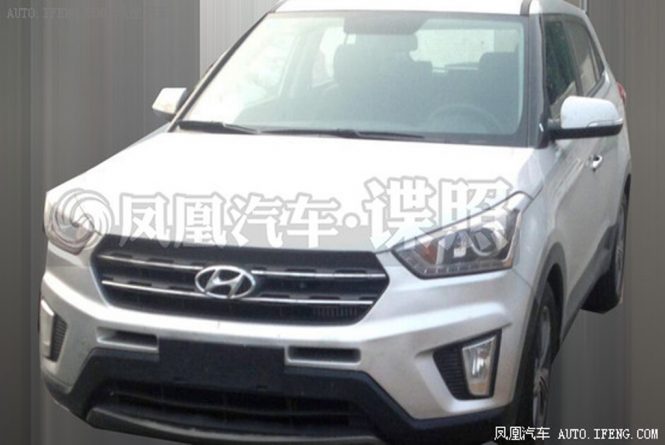 Hyundai ix25 Sport Variant Spy Shot China Front