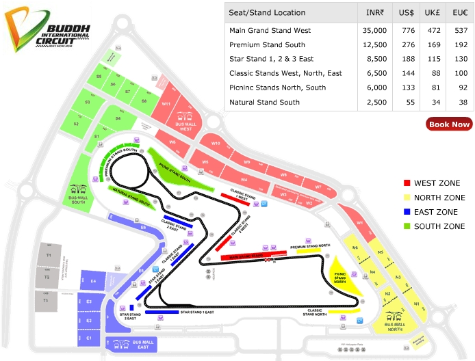 Indian F1 GP Stands Indian F1 GP Stands