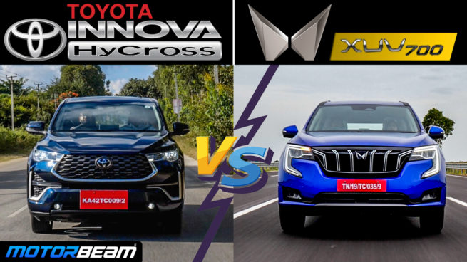 Innova HyCross vs XUV700 Comparison