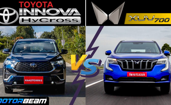 Innova HyCross vs XUV700 Comparison