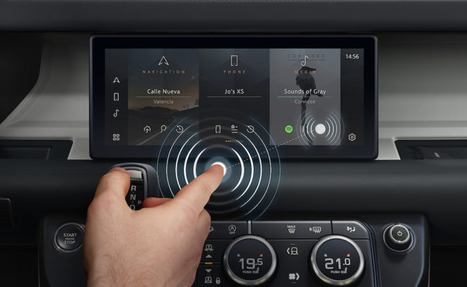 JLR Predictive Touch Technology