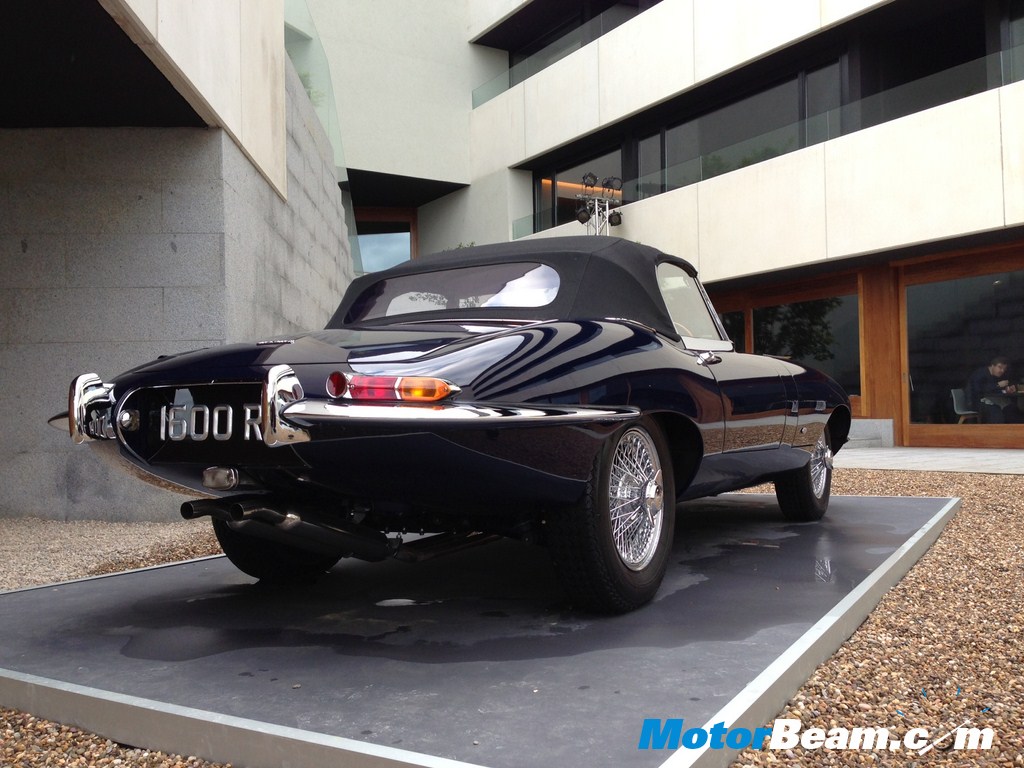 Jaguar E Type Rear Profile