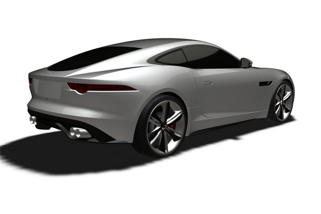 Jaguar F Type Coupe Rear Profile
