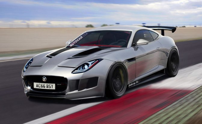 Jaguar F-Type Road Racer Rendering
