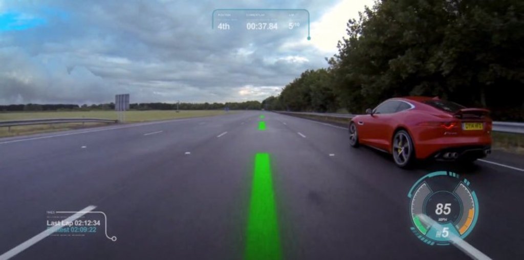 Jaguar Virtual Windscreen Concept