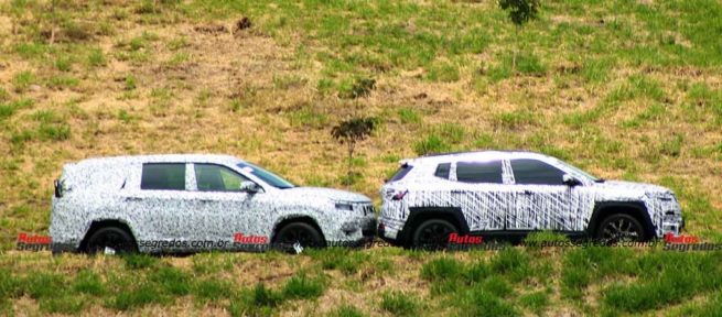 Jeep Compass 7-Seater Spied