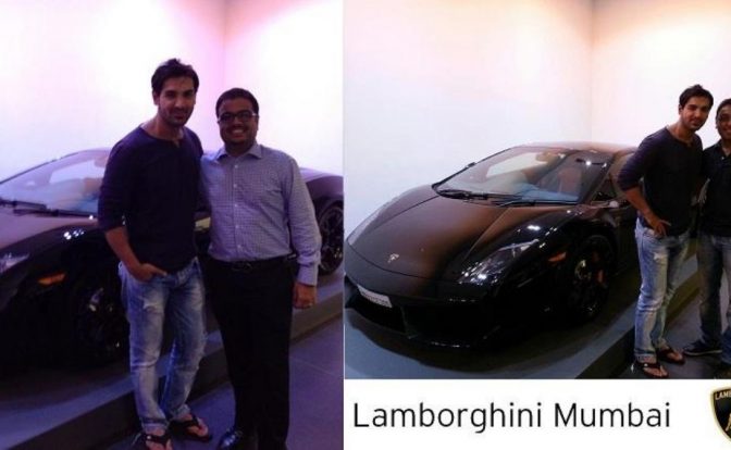 John Abraham Lamborghini Gallardo