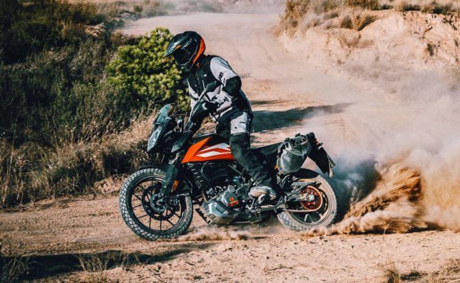 KTM 250 Adventure Off-Roading