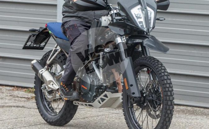 KTM 390 Adventure R Spied