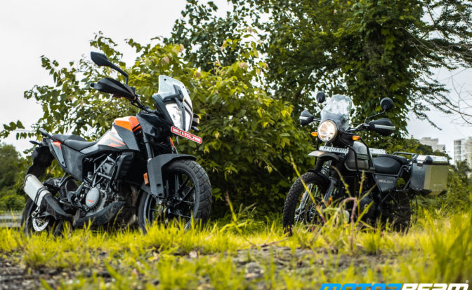 KTM 390 Adventure vs Royal Enfield Himalayan Comparison Review 11