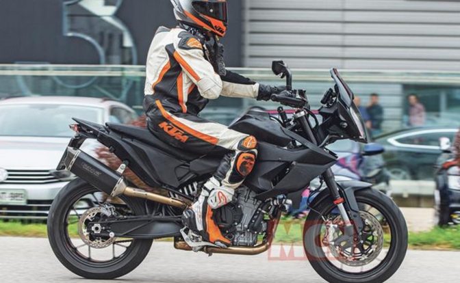 KTM 890 SMT Spied