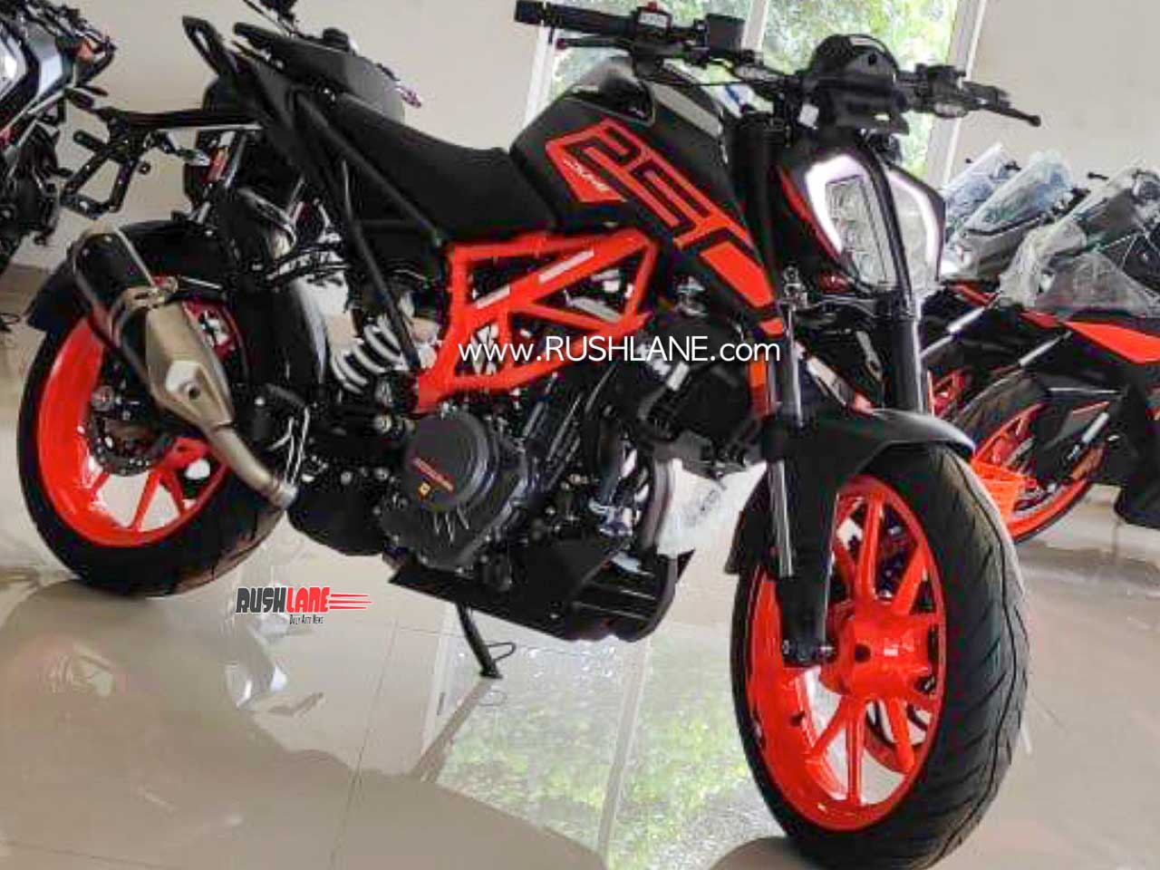 KTM Duke 250 LED Headlight Side
