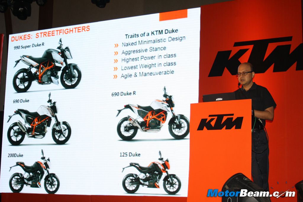 KTM Duke Lineup
