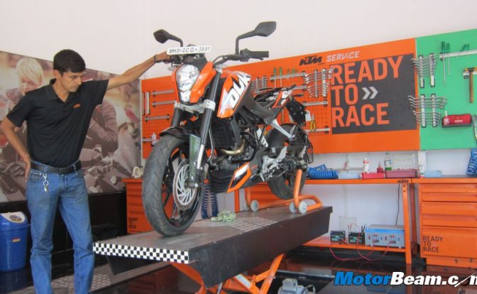 KTM Duke Service