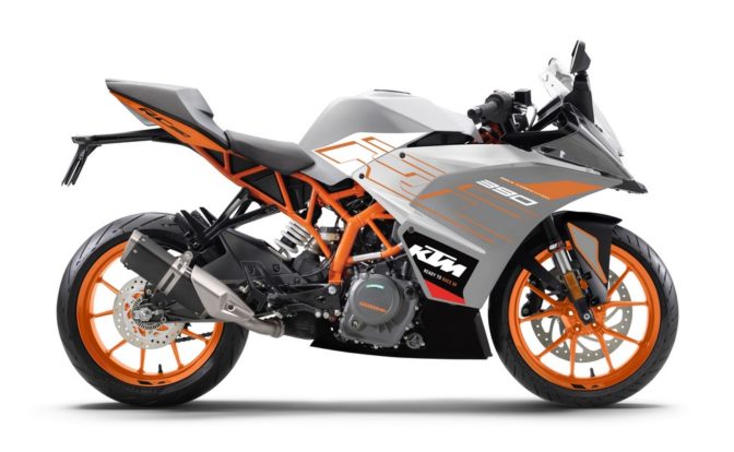 KTM RC 390 Colours New Metallic Silver