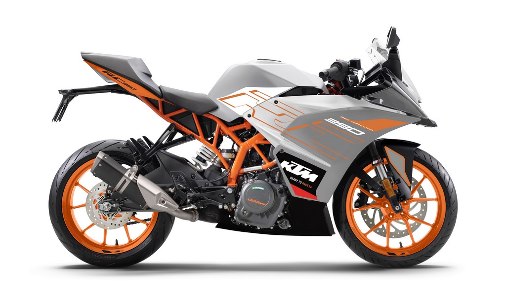 KTM RC 390 Colours New Metallic Silver