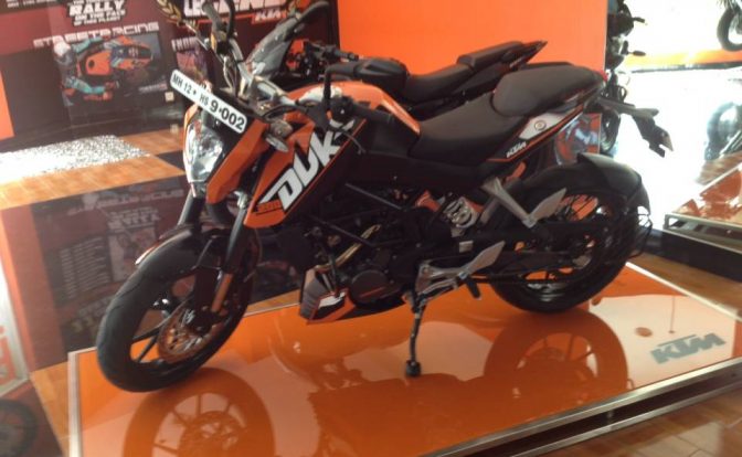 KTM Duke Test Ride Bike