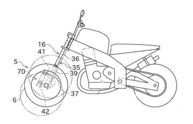 Kawasaki Leaning Trike Patent