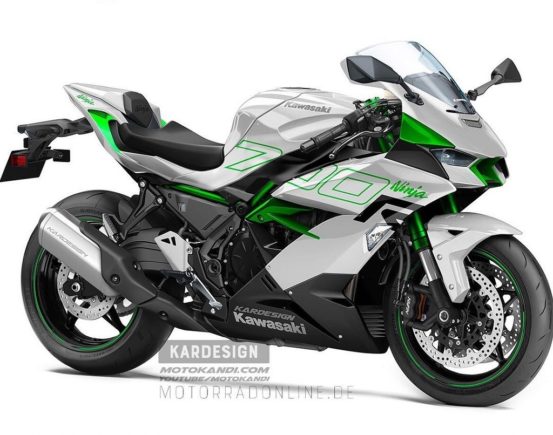 Kawasaki Ninja 700 Render Side