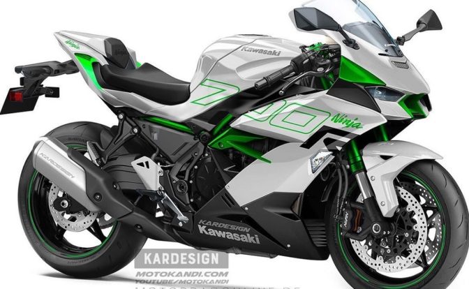 Kawasaki Ninja 700 Render Side