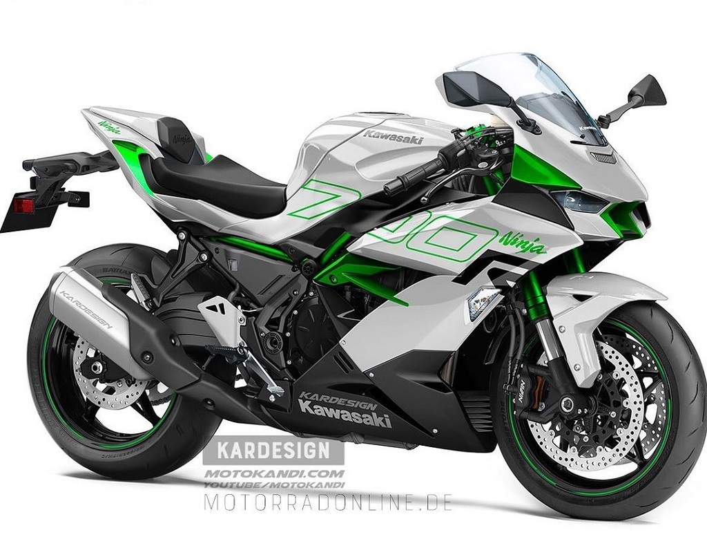 Kawasaki Ninja 700 Render Side