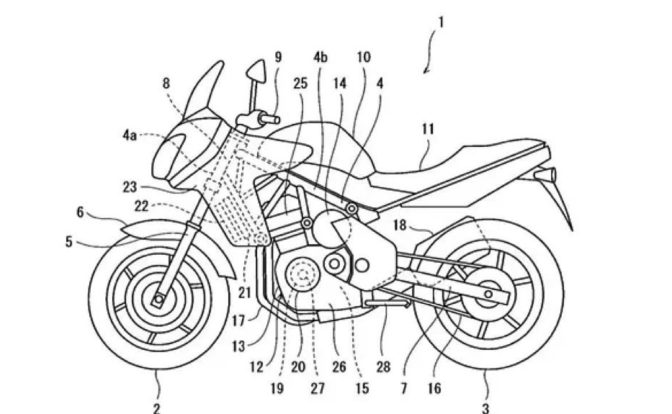 Kawasaki Versys Hybrid Patent