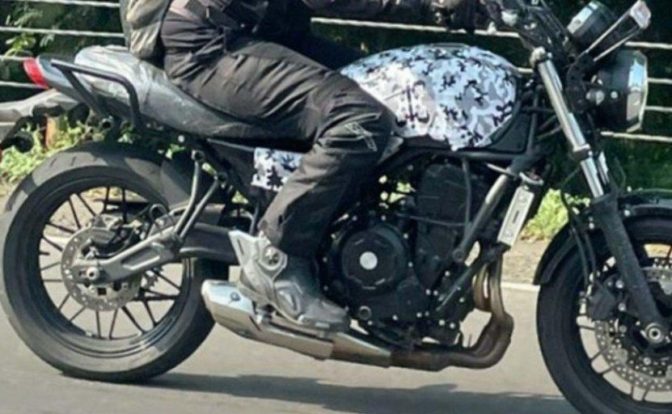 Kawasaki Z650RS Spied