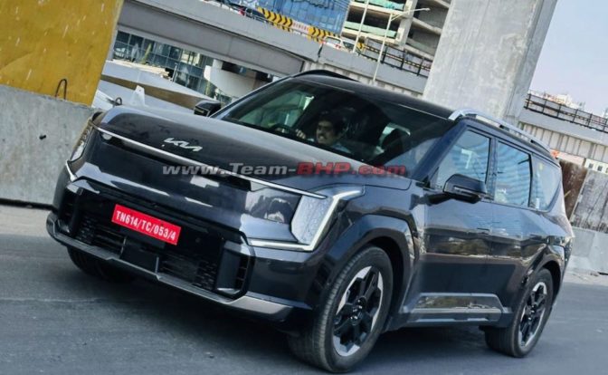 Kia EV9 Spied