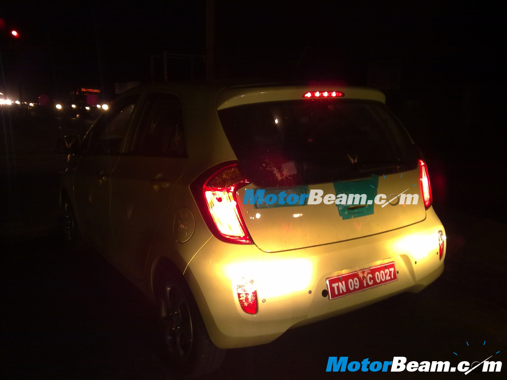 Kia Picanto Spied India Kia Picanto Spied India