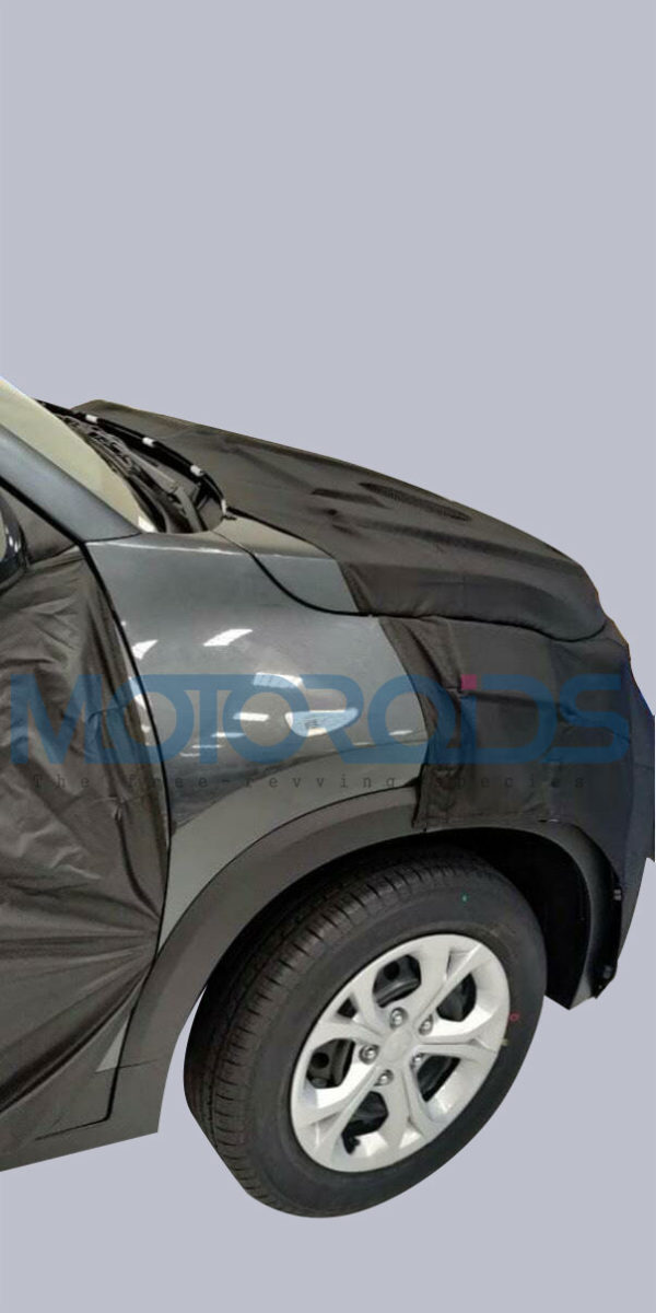 Front fender of the car