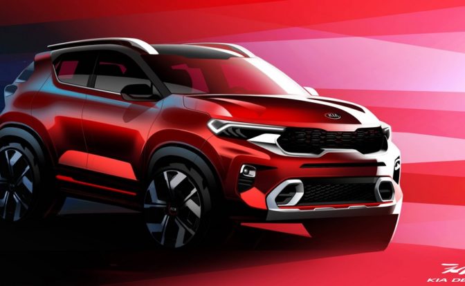 Kia Sonet Teaser Front