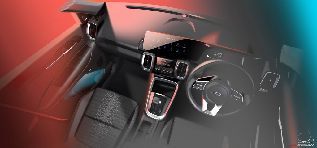 Dashboard of the new car