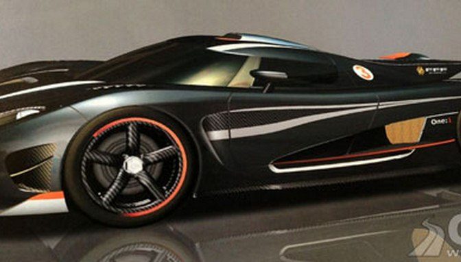 Koenigsegg One:1 side