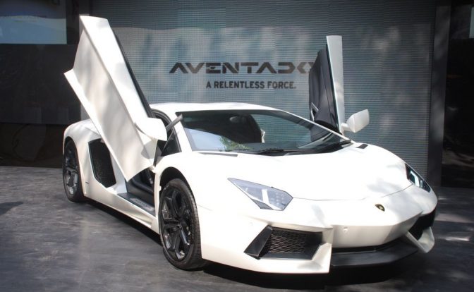 Lamborghini Aventador LP700-4 India Launch