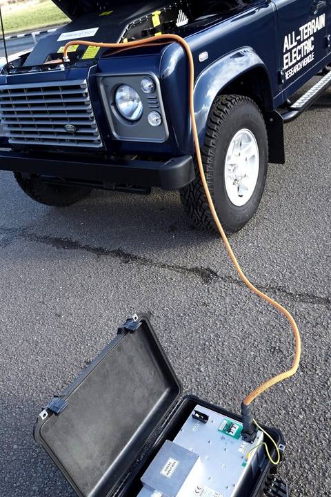 Land Rover Defender Electric charging
