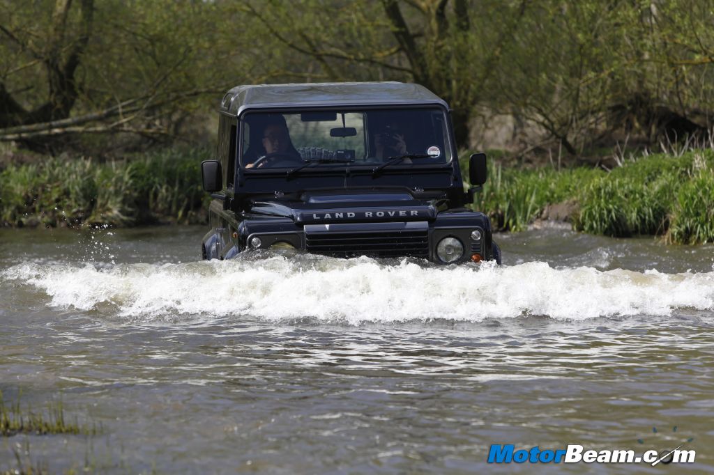 Land Rover Defender LXV Water Wading