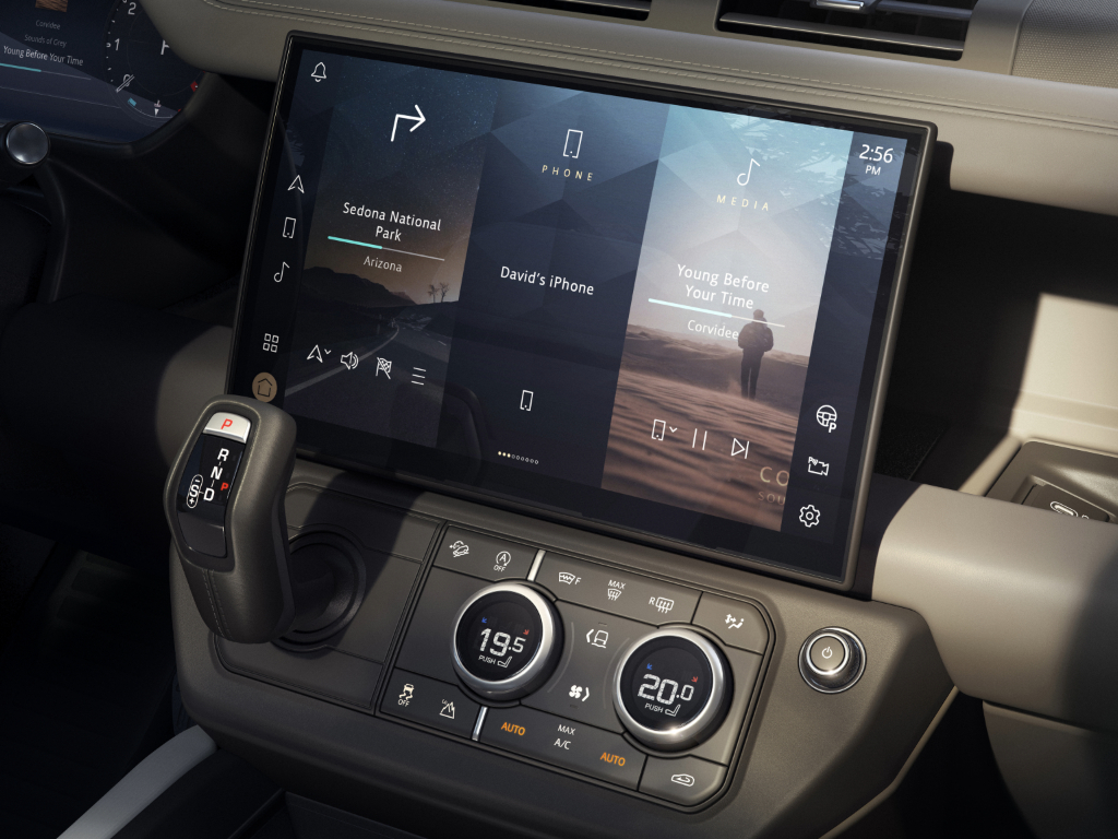 Land Rover Interior screen
