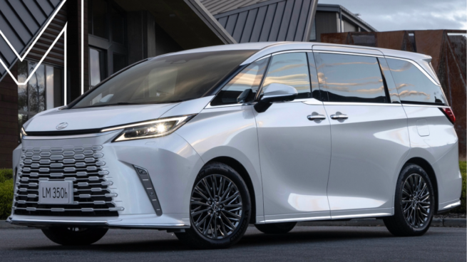 Lexus LM 350h front