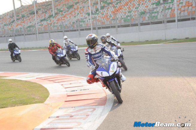 Lorenzo On R15 At Budh Circuit