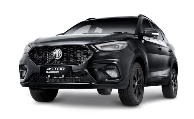 MG Astor Blackstorm Specs