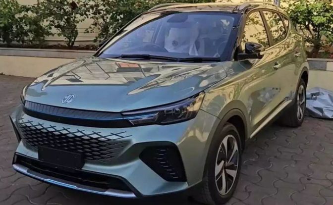 MG Astor Facelift Leaked Front