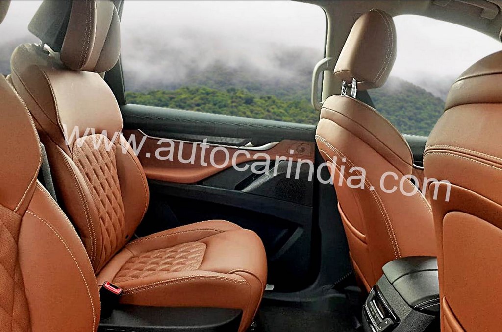 MG Gloster Interior Leaked Second Row Seats