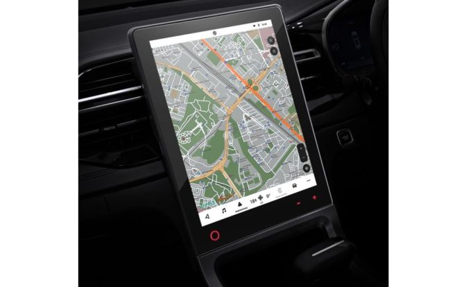 MG Hector Facelift Infotainment System